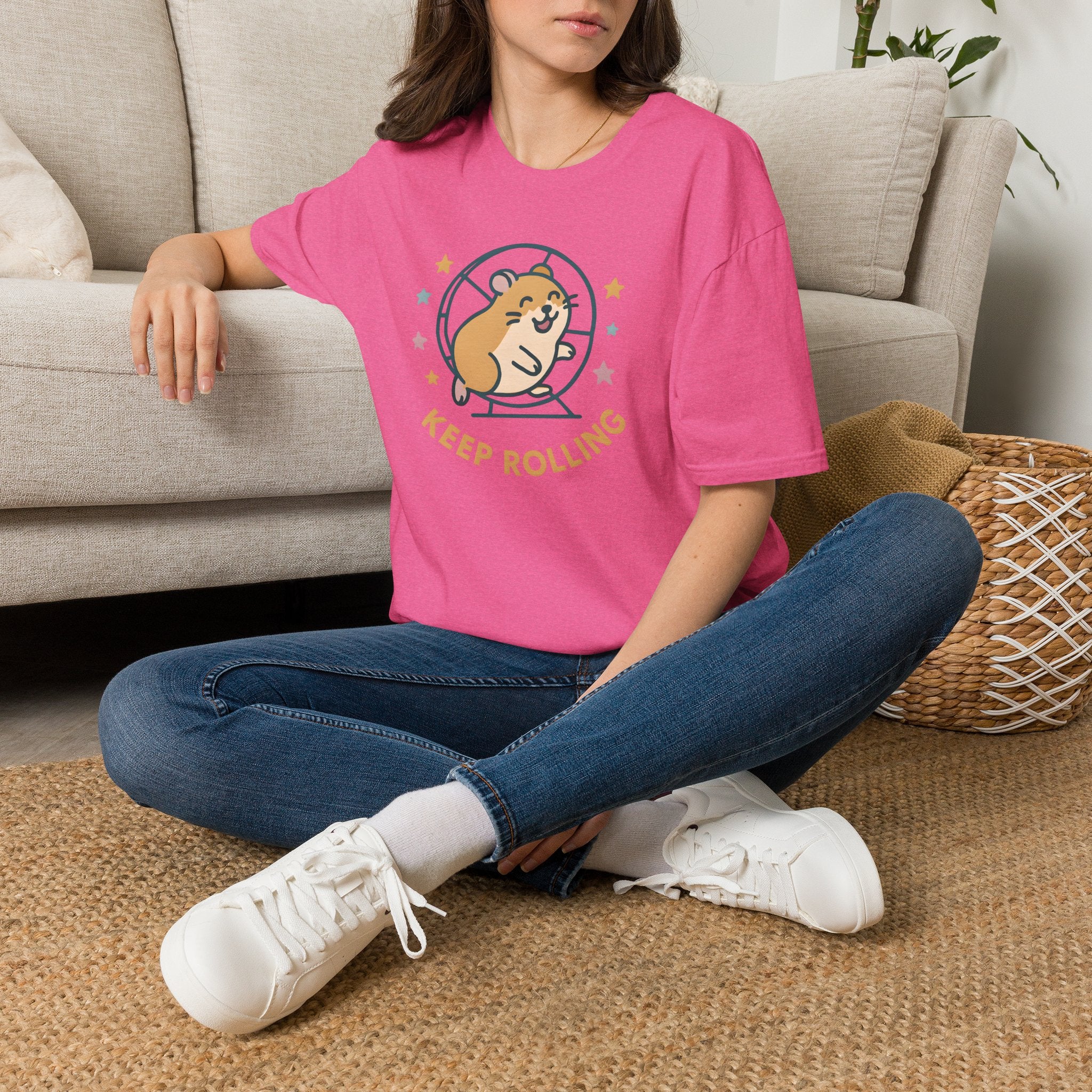 Keep Rolling Hamster T-Shirt