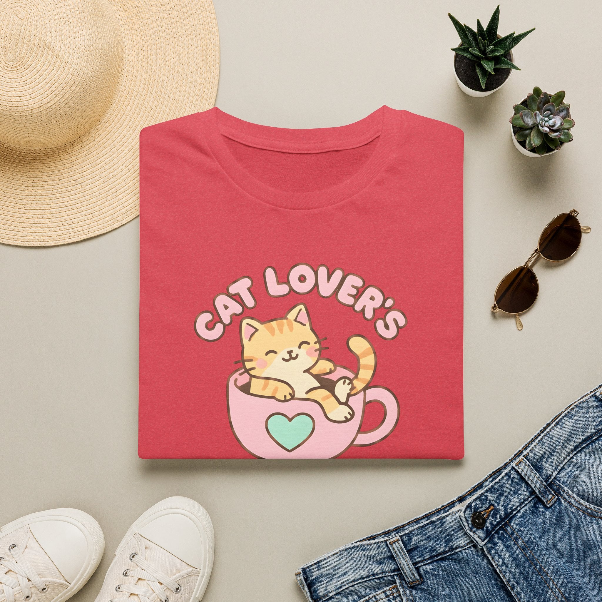 Cat in Teacup T-Shirt