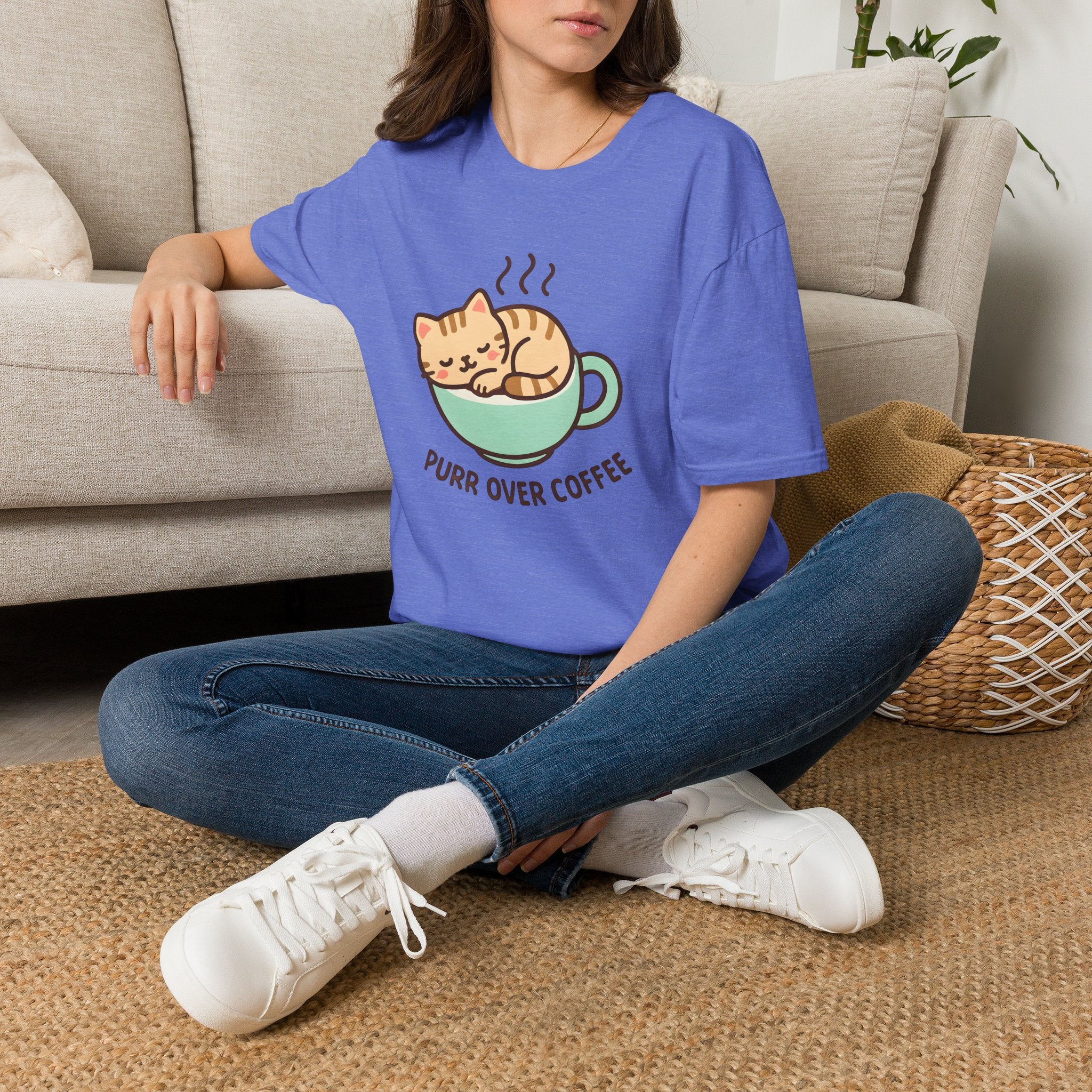 Cat in Coffee Cup T-Shirt