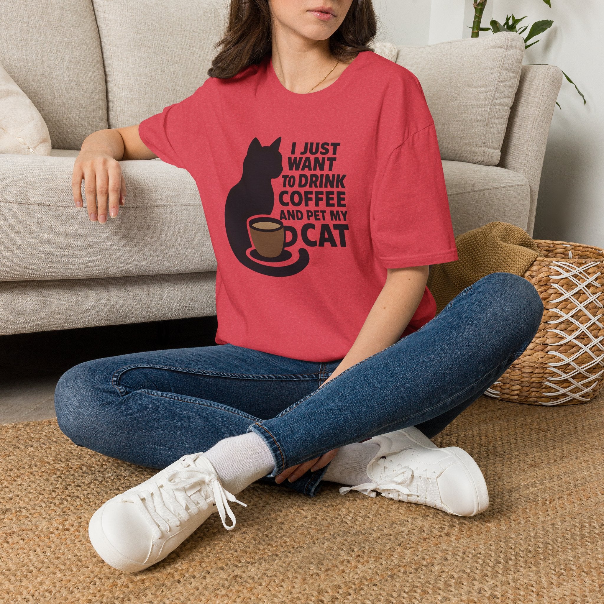 Cat and Coffee T-Shirt