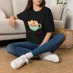 Cat in Coffee Cup T-Shirt
