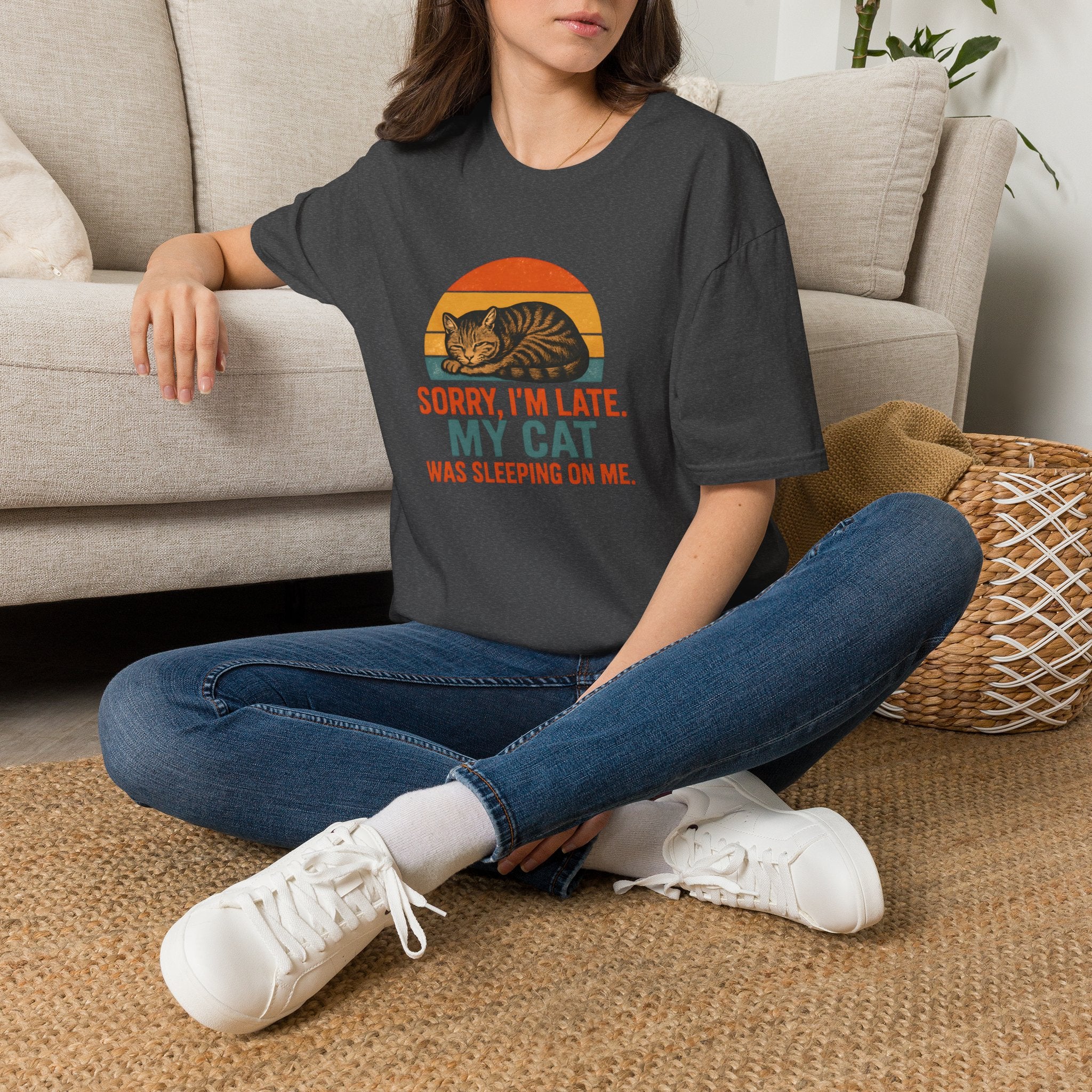 Cat Sleeping On Me T-Shirt