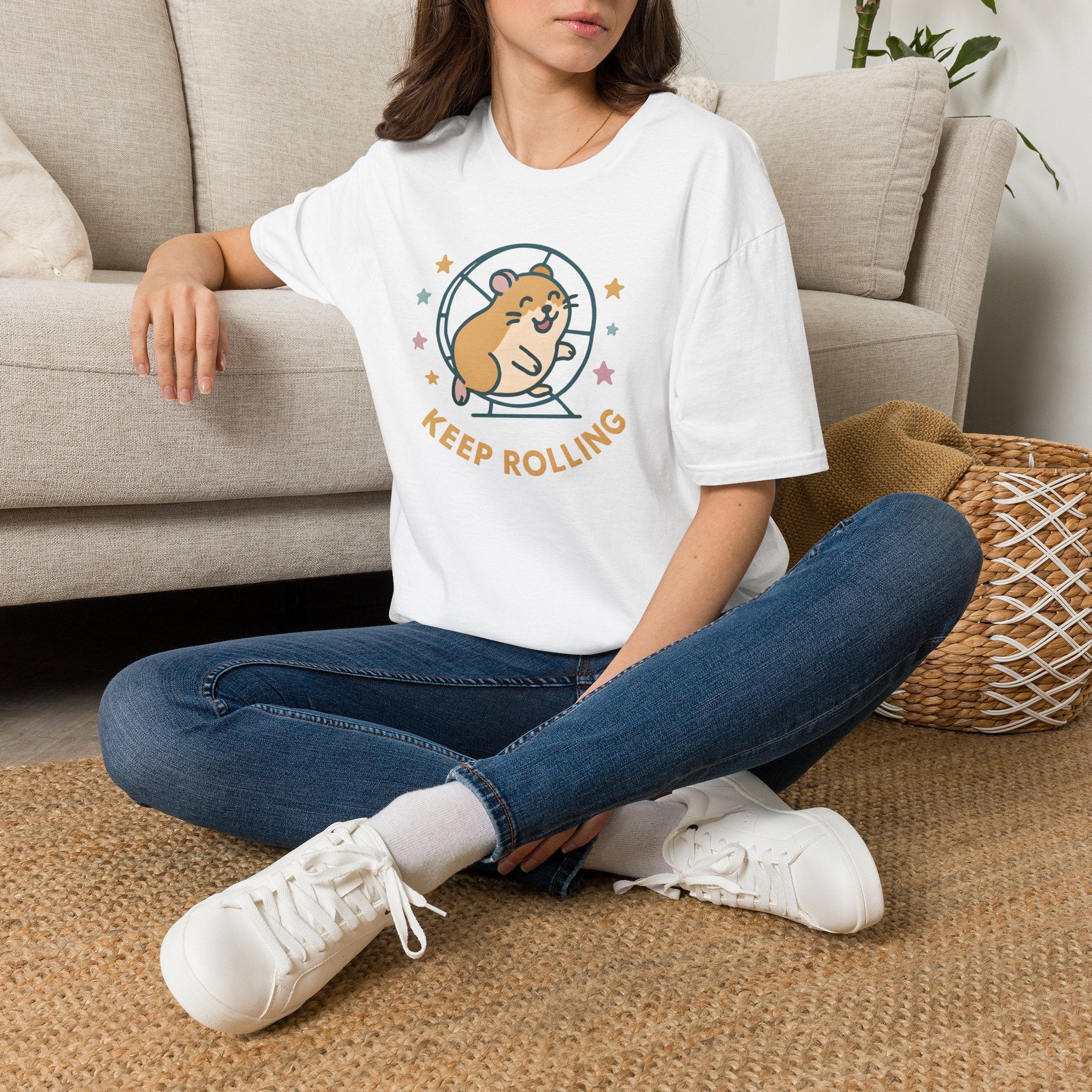 Keep Rolling Hamster T-Shirt