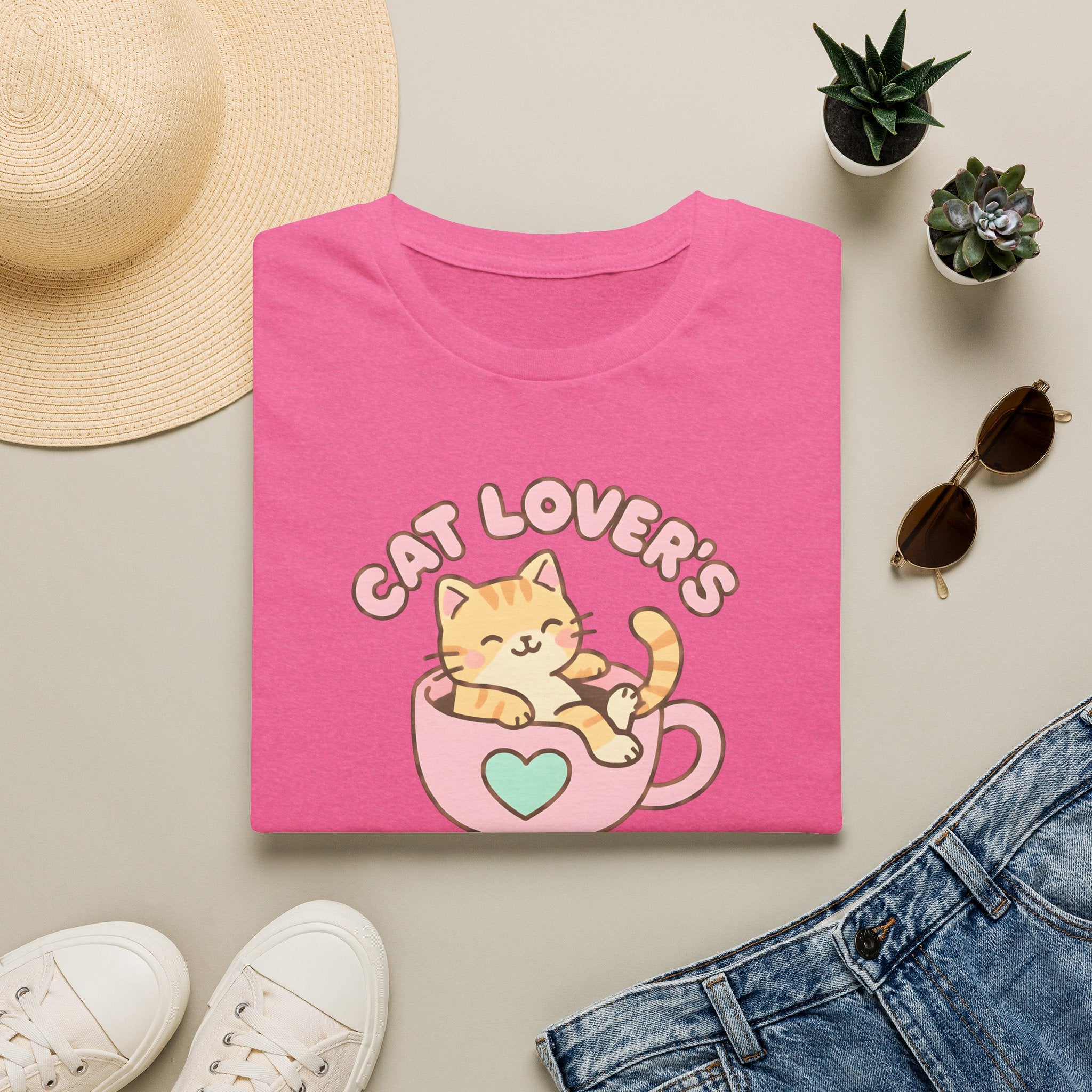 Cat in Teacup T-Shirt