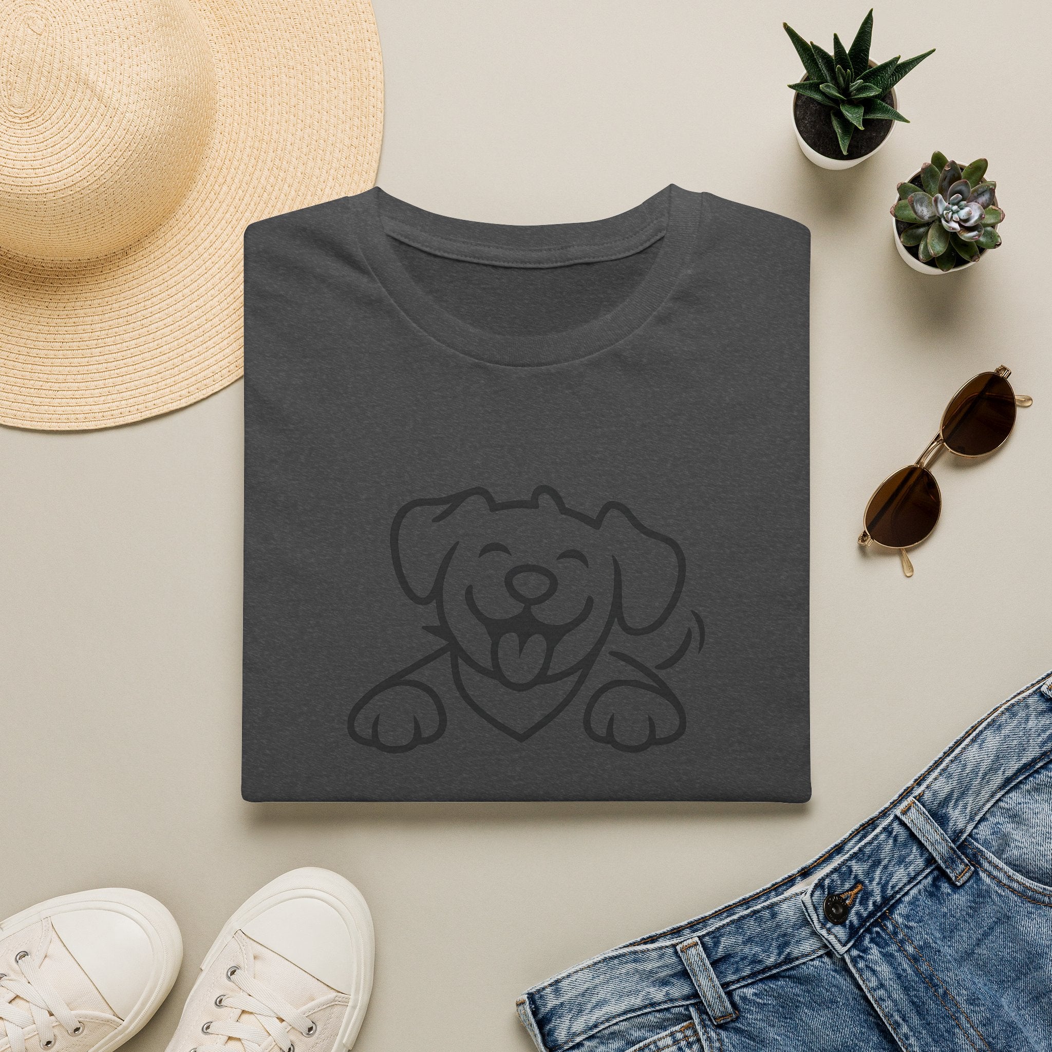 Happy Cartoon Dog T-Shirt