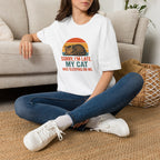 Cat Sleeping On Me T-Shirt