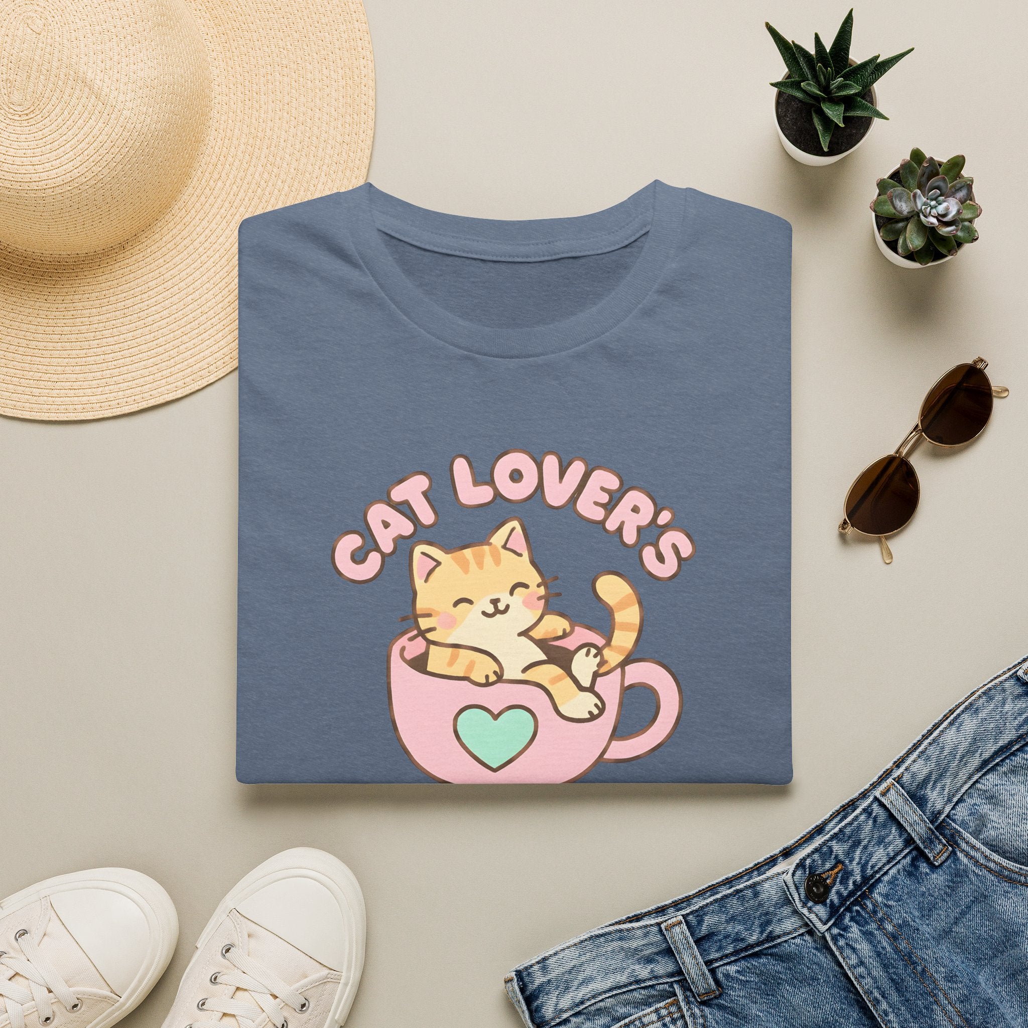 Cat in Teacup T-Shirt
