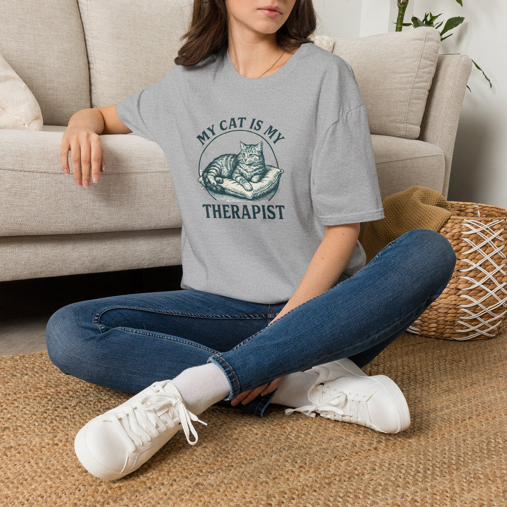 Cat Is My Therapist T-Shirt