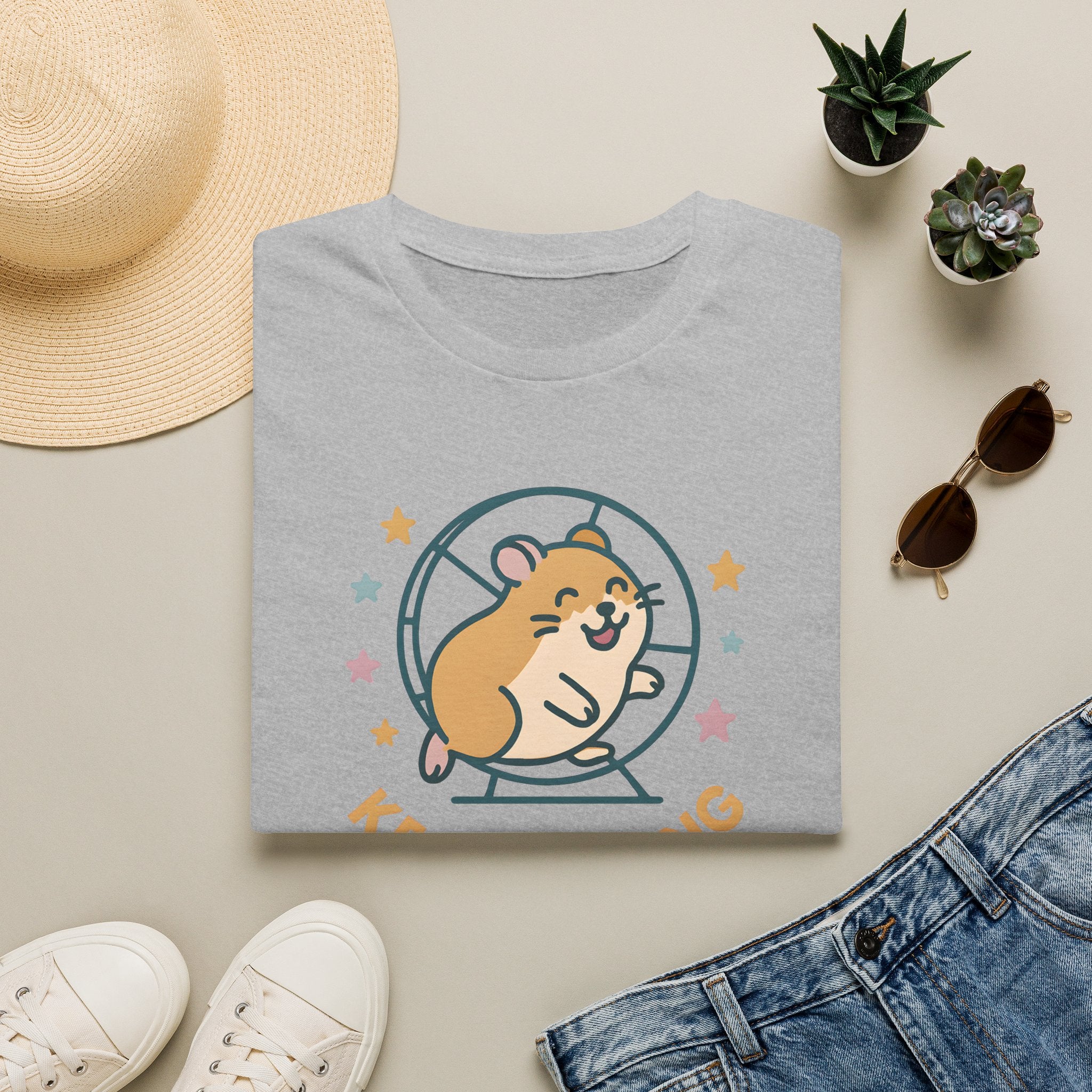 Keep Rolling Hamster T-Shirt
