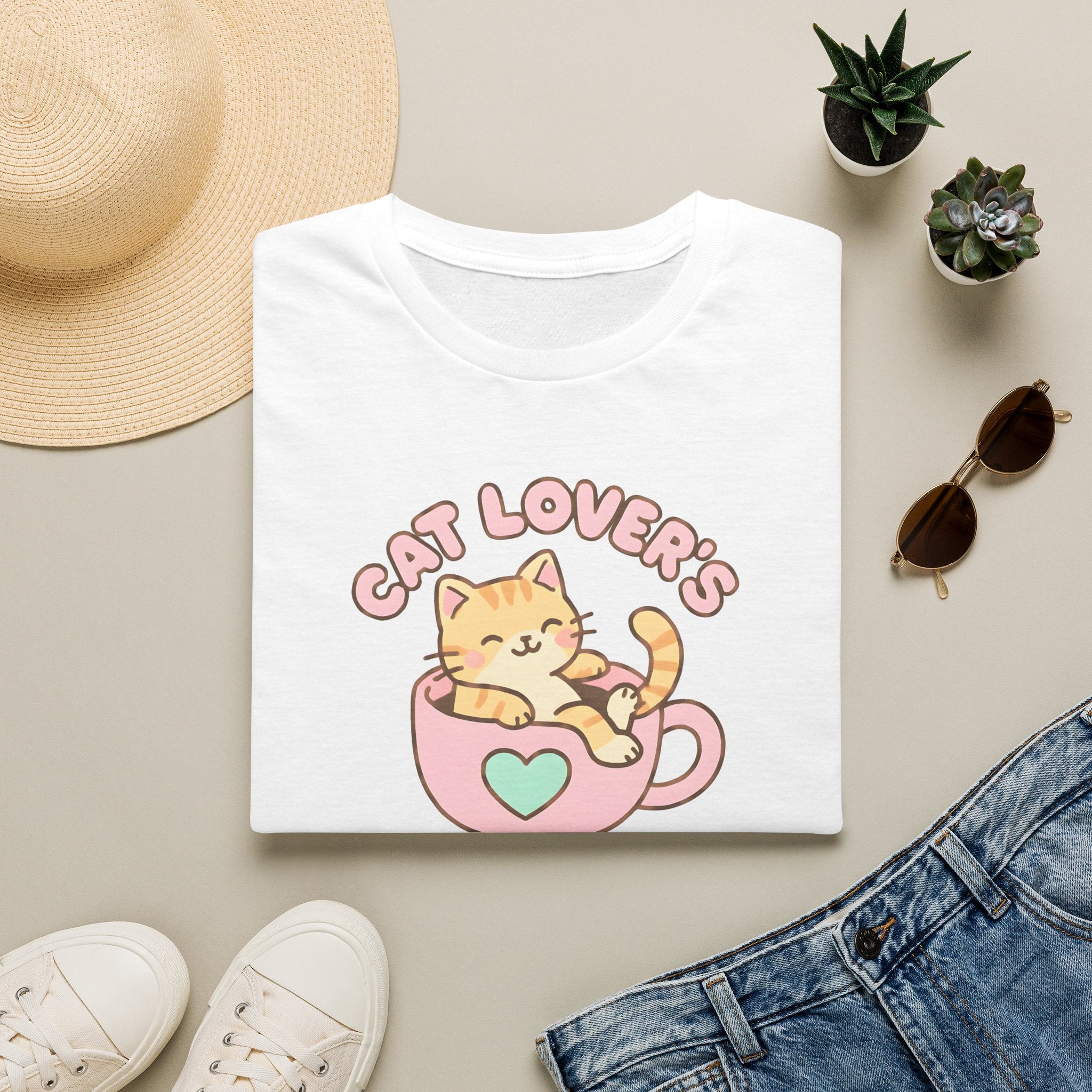 Cat in Teacup T-Shirt