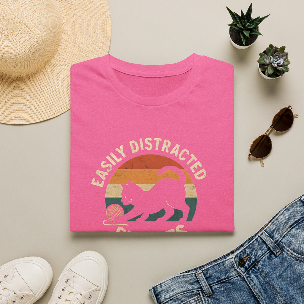 Easily Distracted by Cats T-Shirt