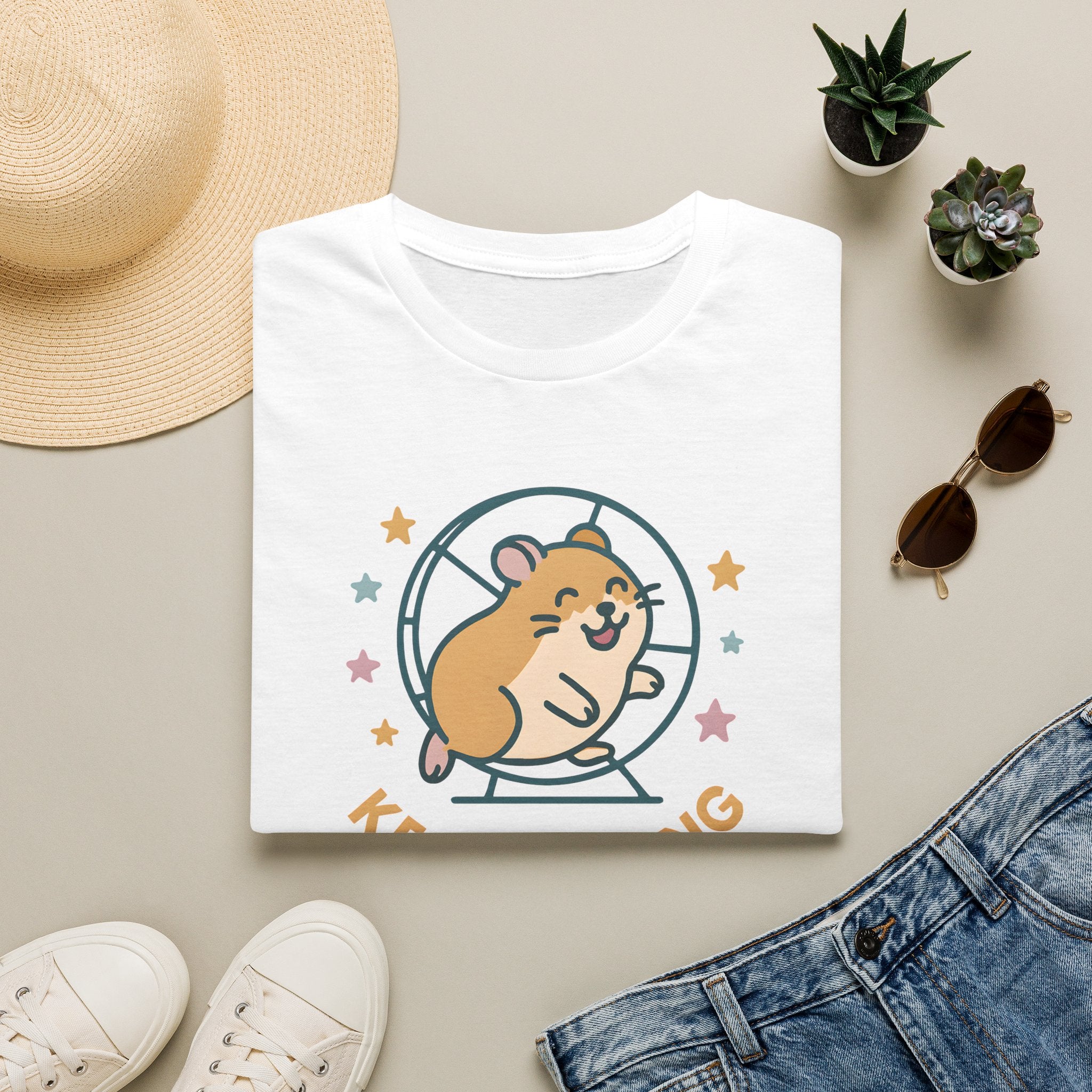 Keep Rolling Hamster T-Shirt