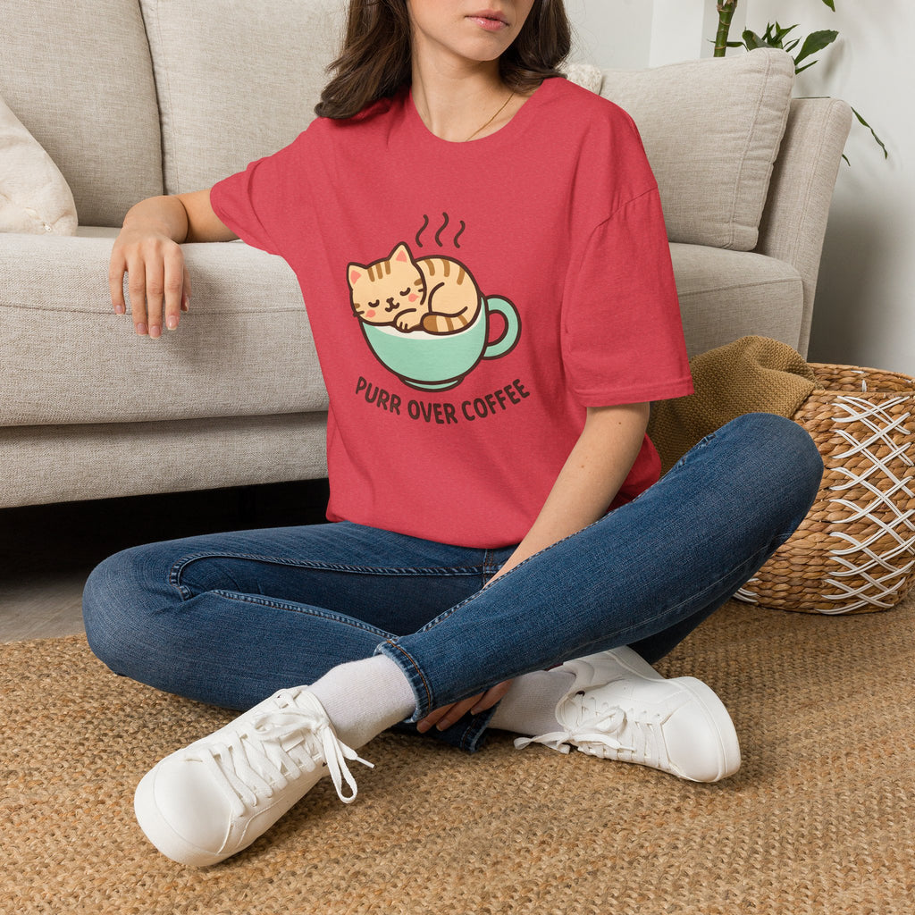 Cat in Coffee Cup T-Shirt