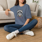 Raccoon Morning Coffee T-Shirt