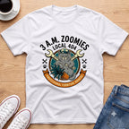 3 A.M. Zoomies White T-Shirt