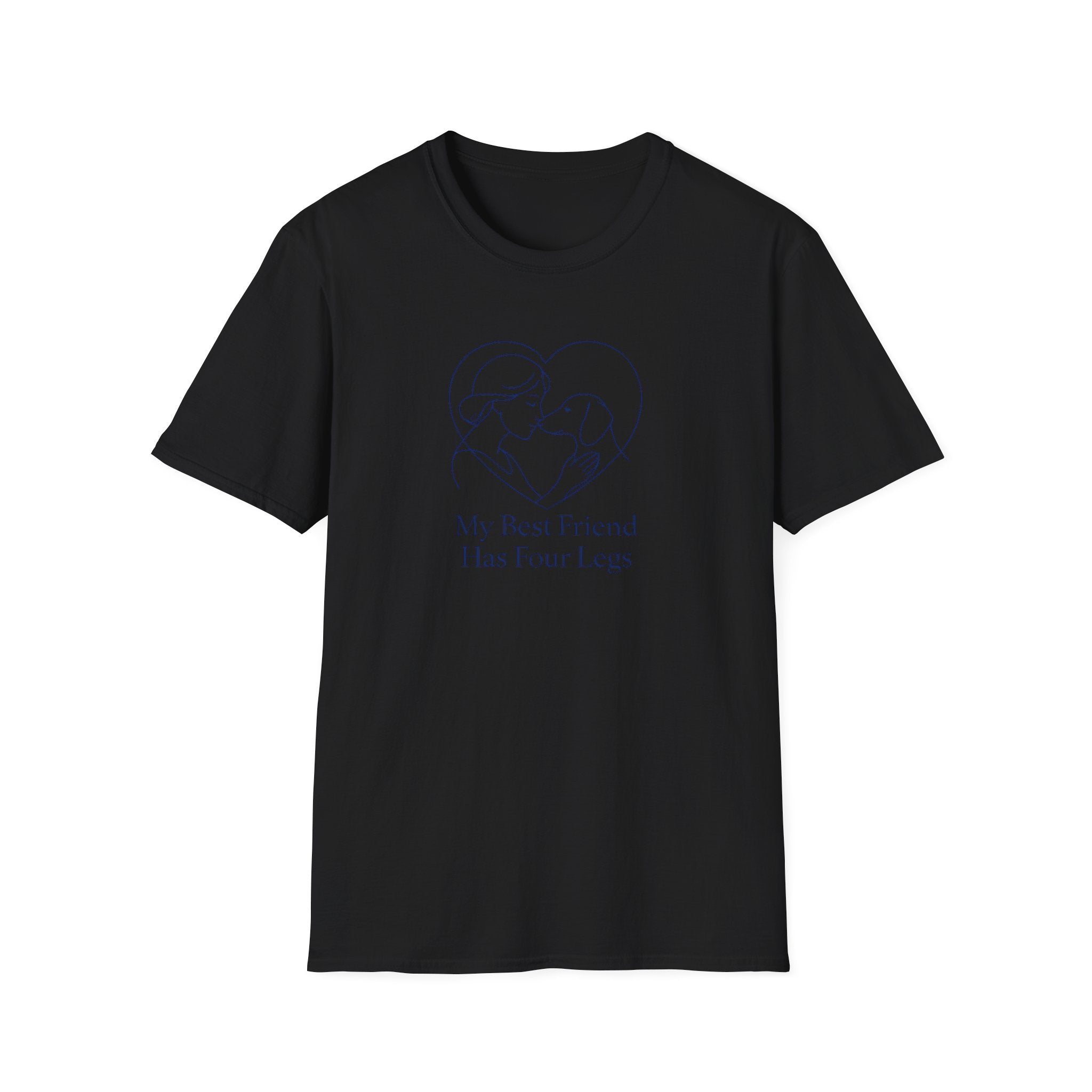 Dog and Woman Heart T-Shirt