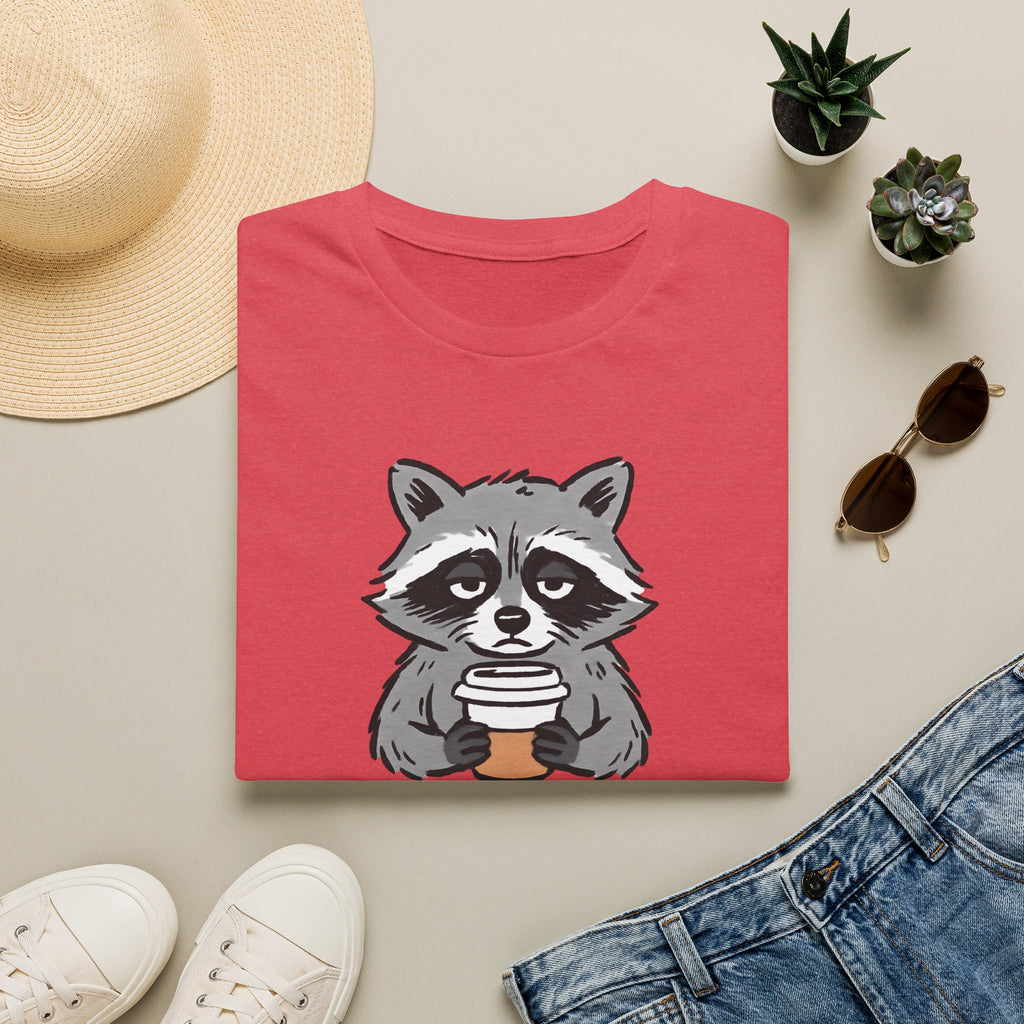 Raccoon Morning Coffee T-Shirt