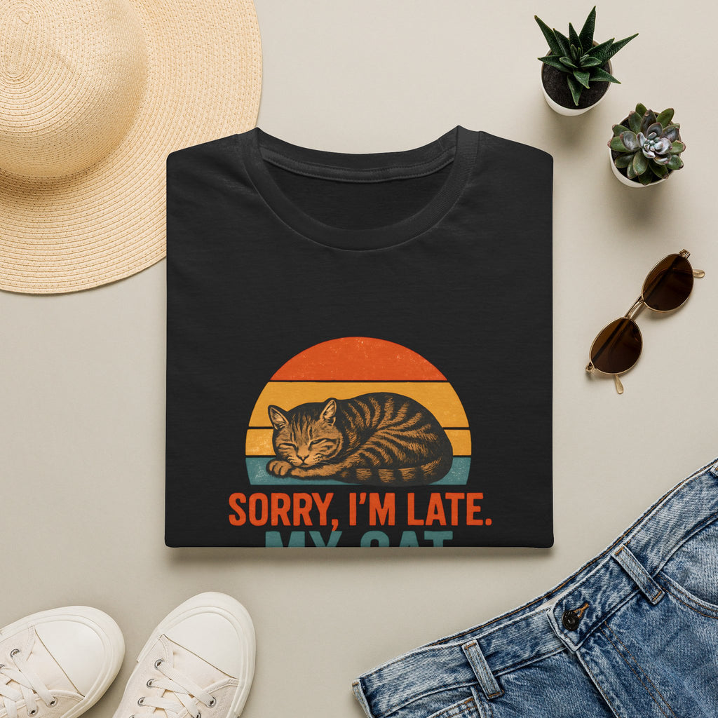 Cat Sleeping On Me T-Shirt