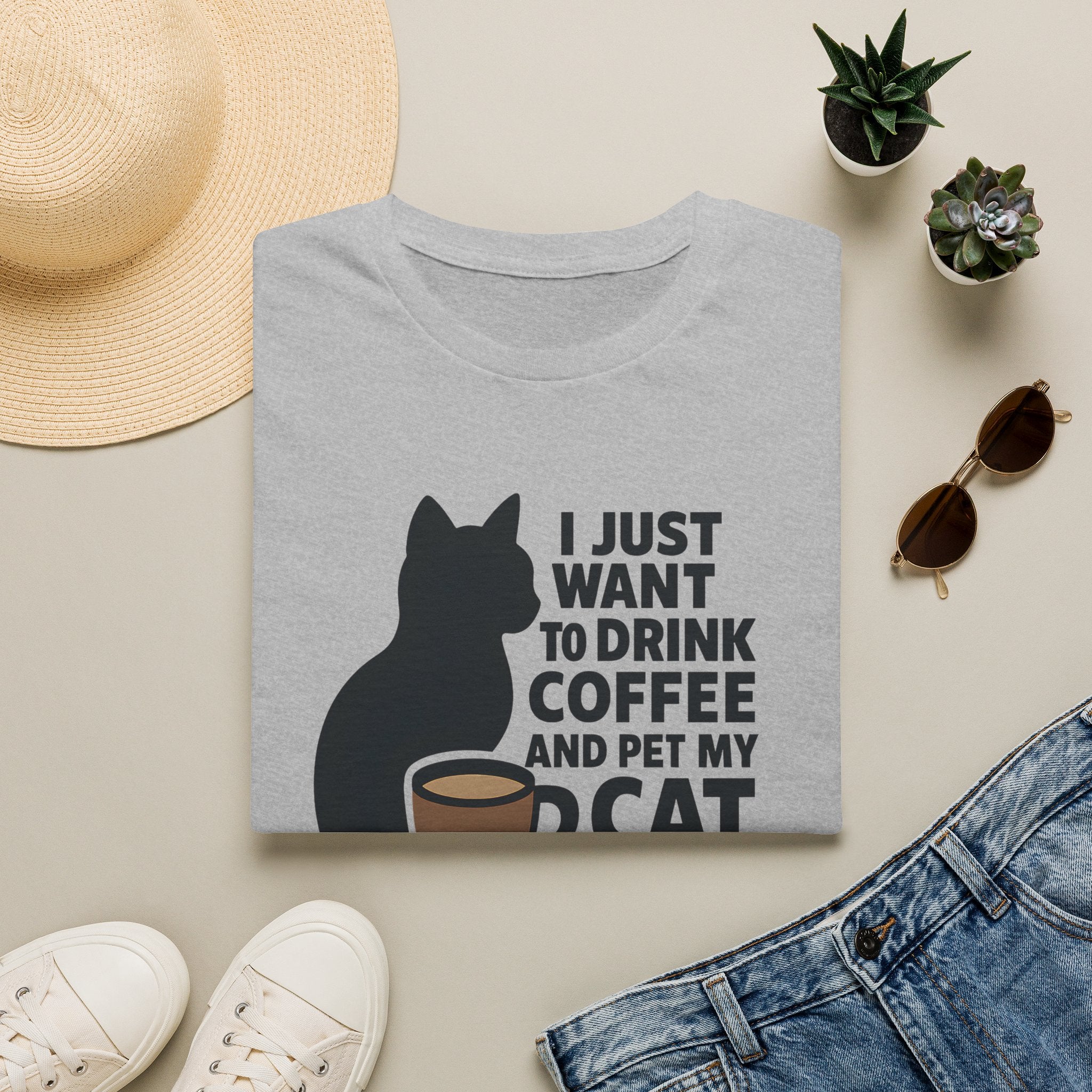 Cat and Coffee T-Shirt