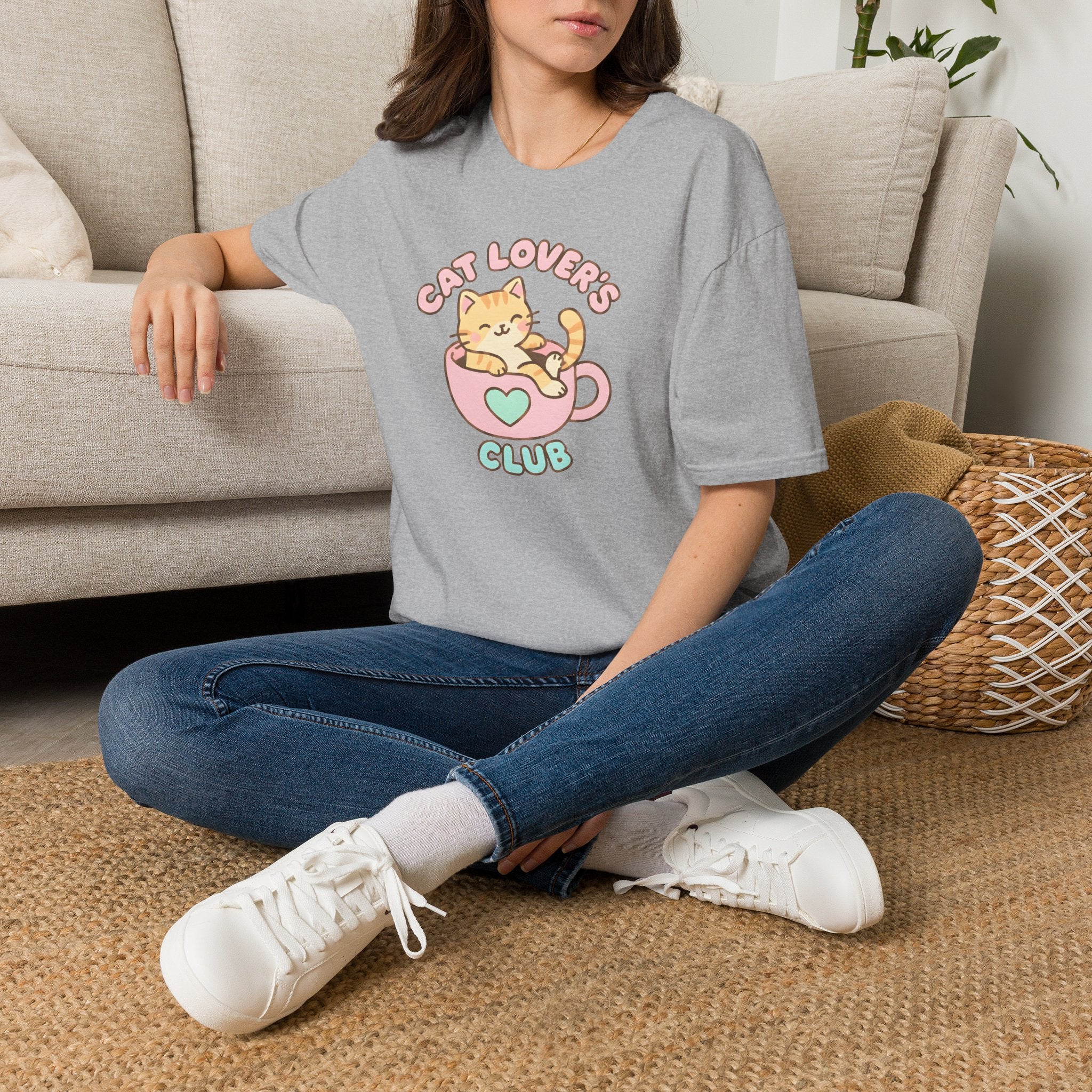Cat in Teacup T-Shirt