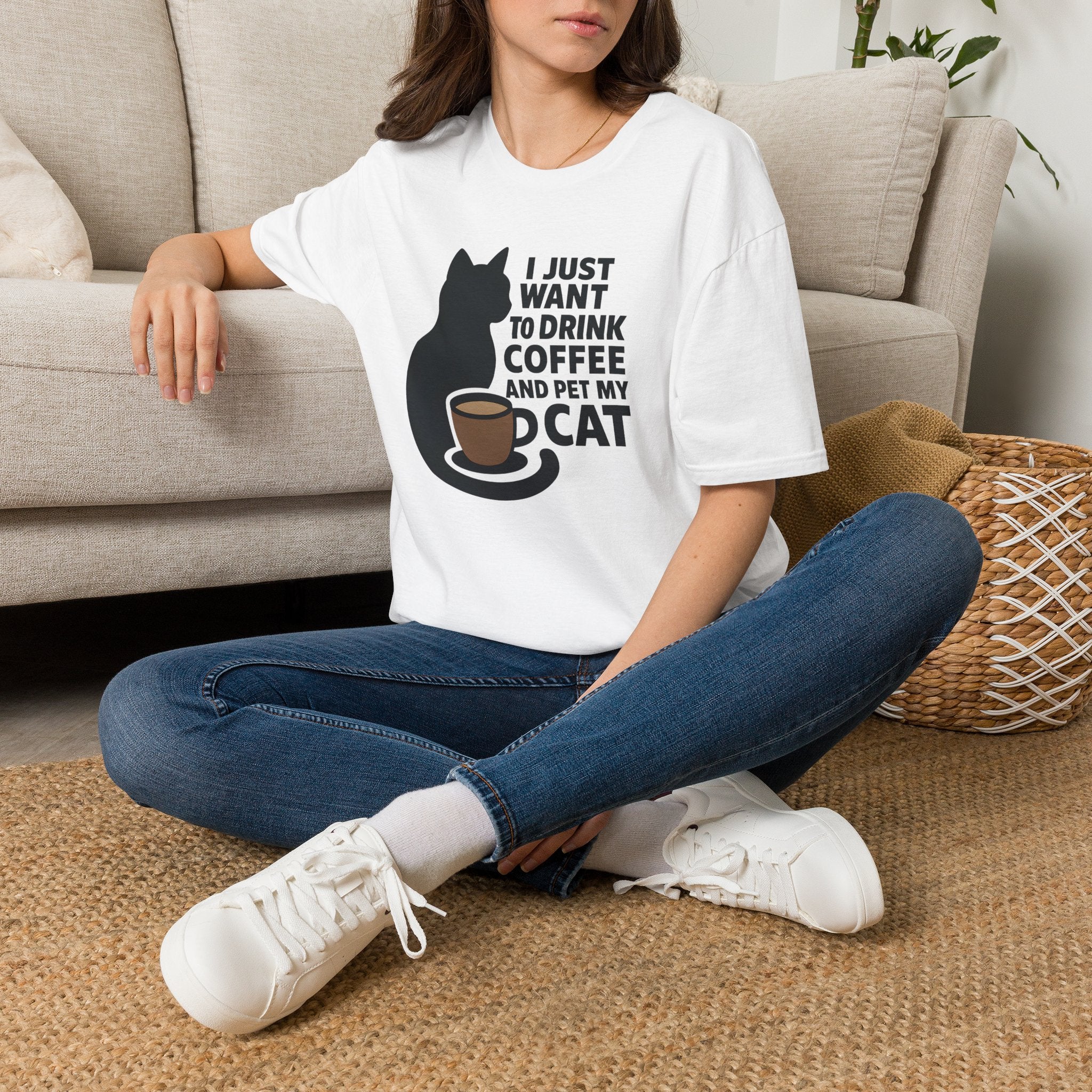 Cat and Coffee T-Shirt