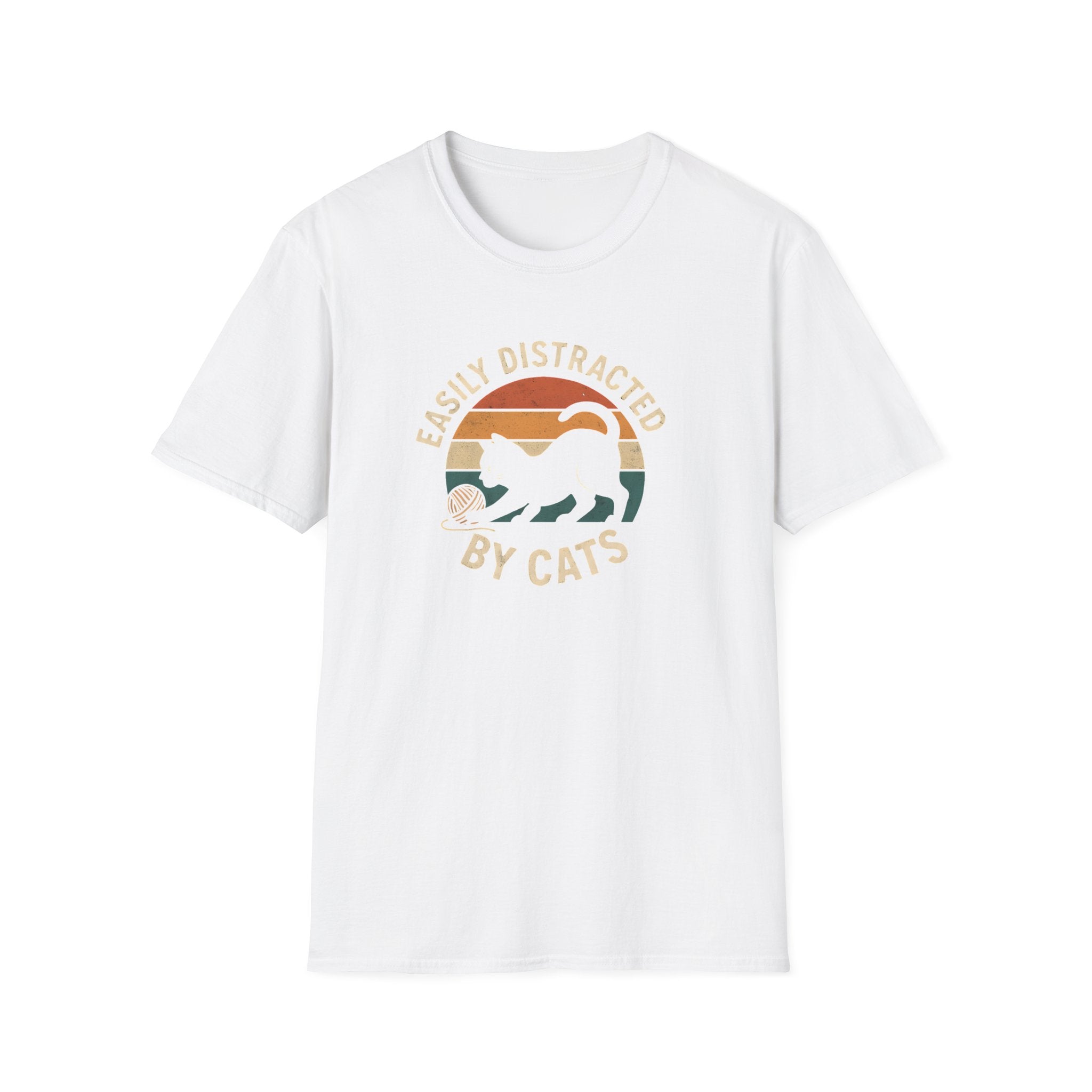 Easily Distracted by Cats T-Shirt