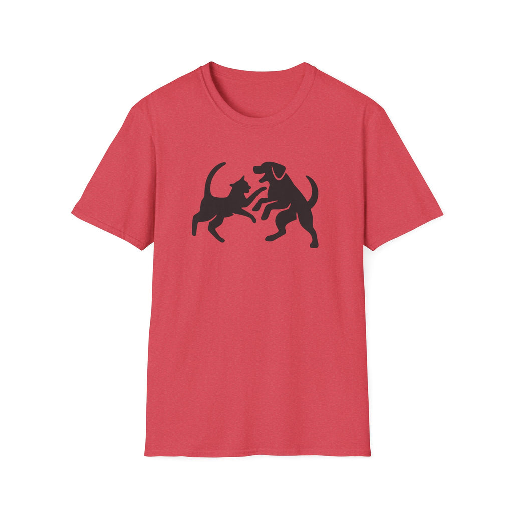 Cat and dog fight T-Shirt
