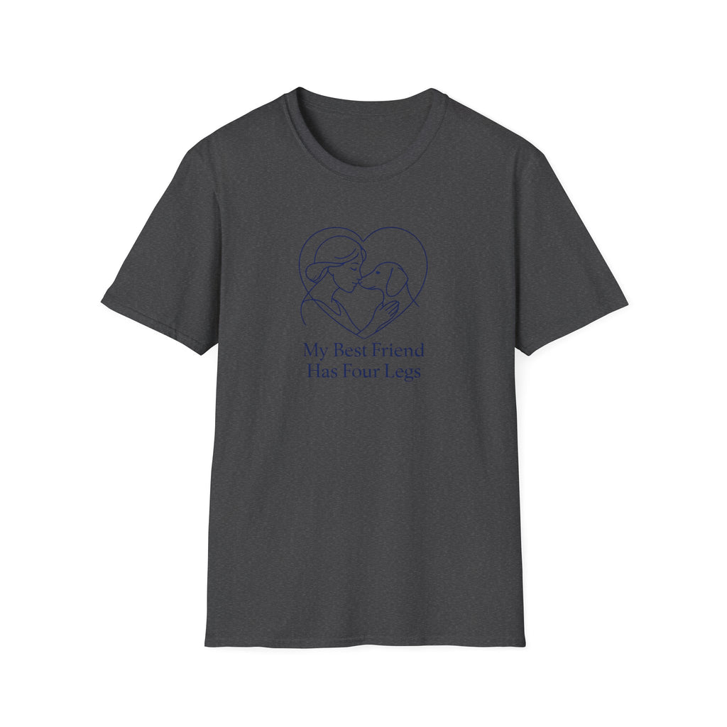 Dog and Woman Heart T-Shirt