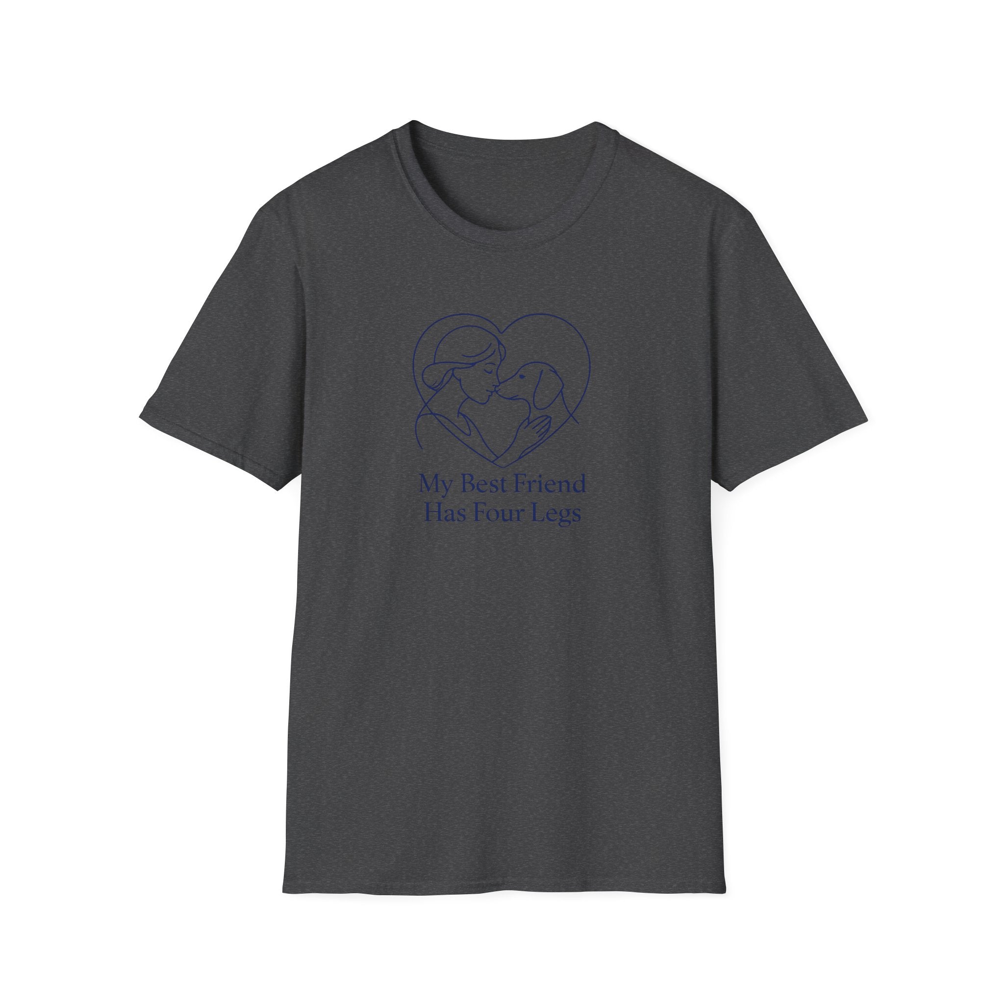 Dog and Woman Heart T-Shirt