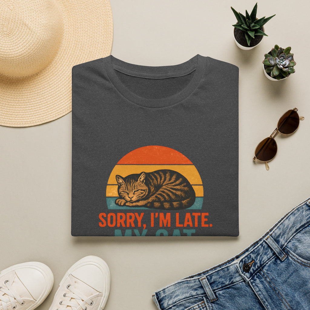 Cat Sleeping On Me T-Shirt
