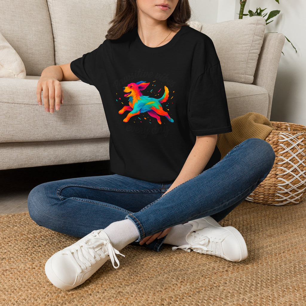 Colorful Running Dog T-Shirt