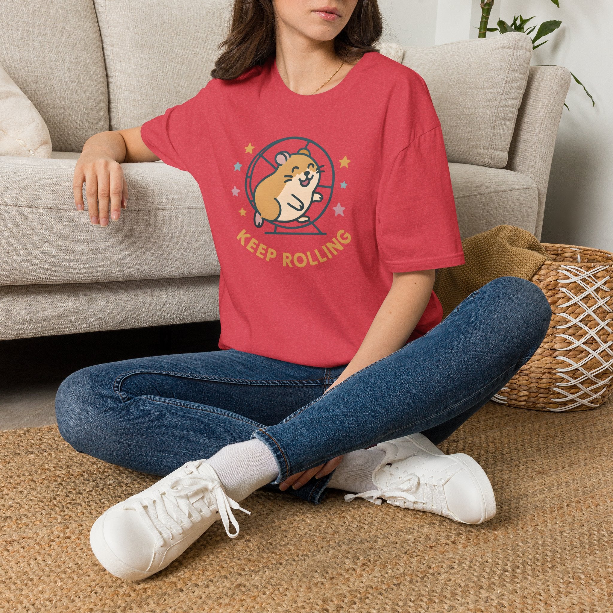 Keep Rolling Hamster T-Shirt