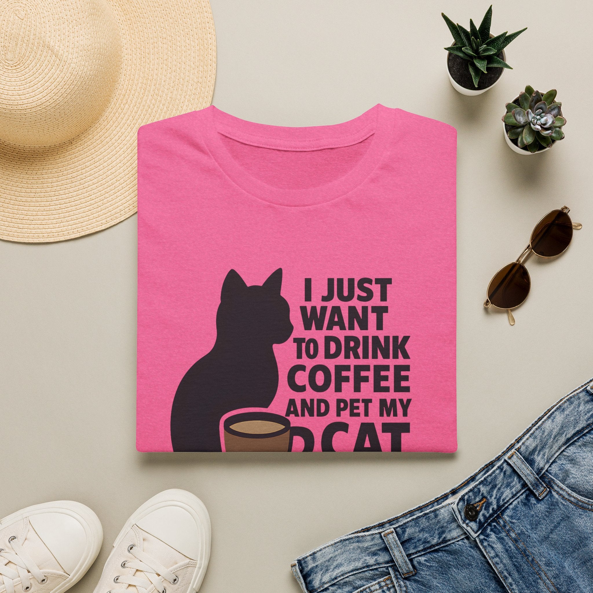 Cat and Coffee T-Shirt