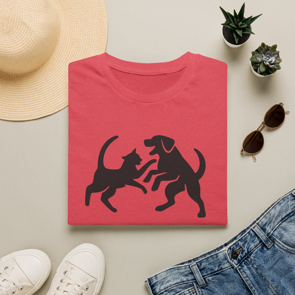 Cat and dog fight T-Shirt