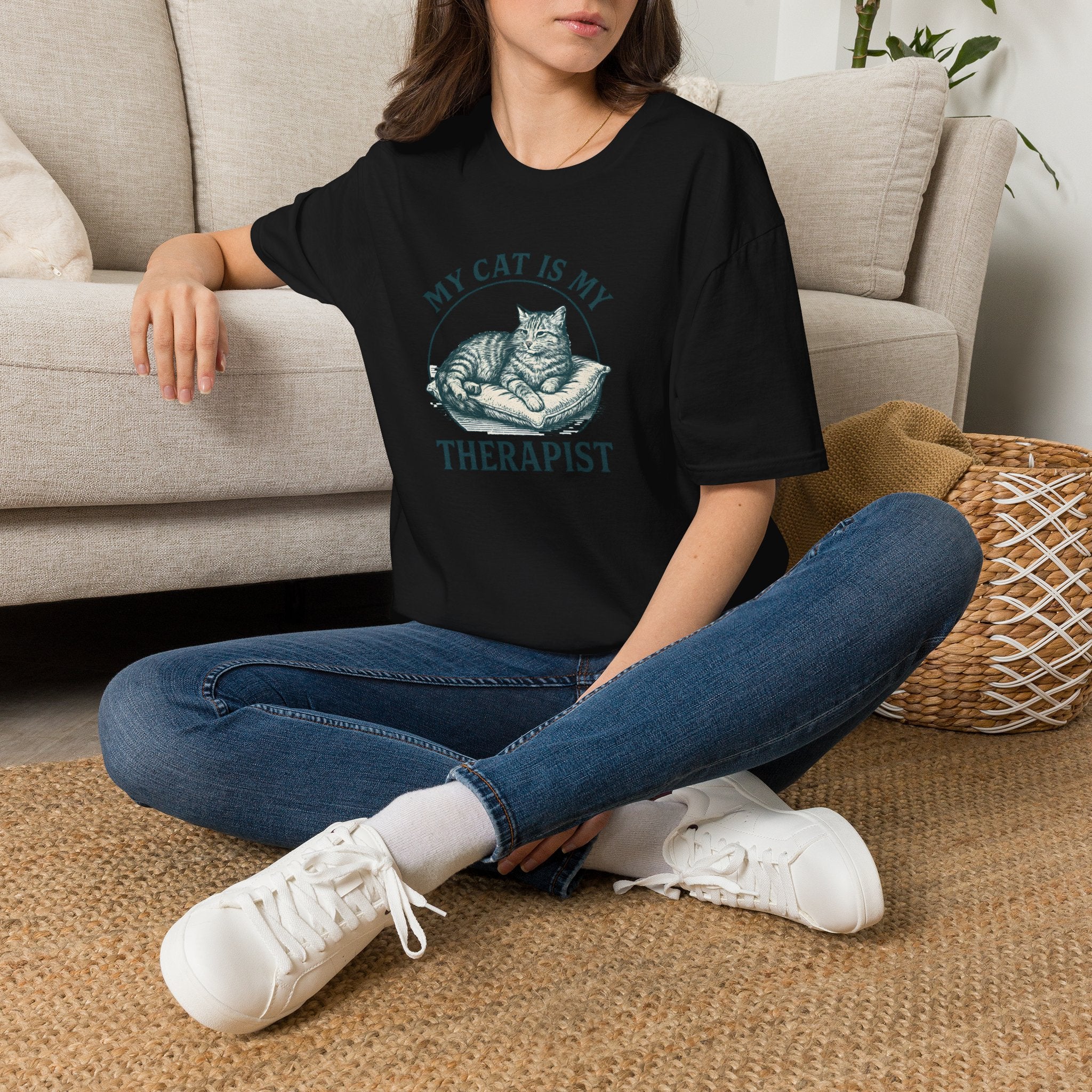 Cat Is My Therapist T-Shirt