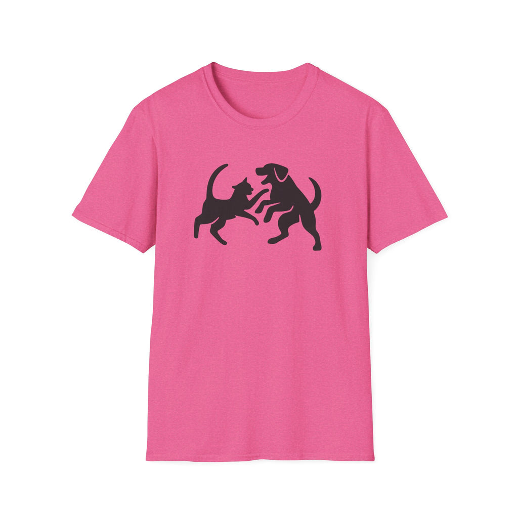 Cat and dog fight T-Shirt